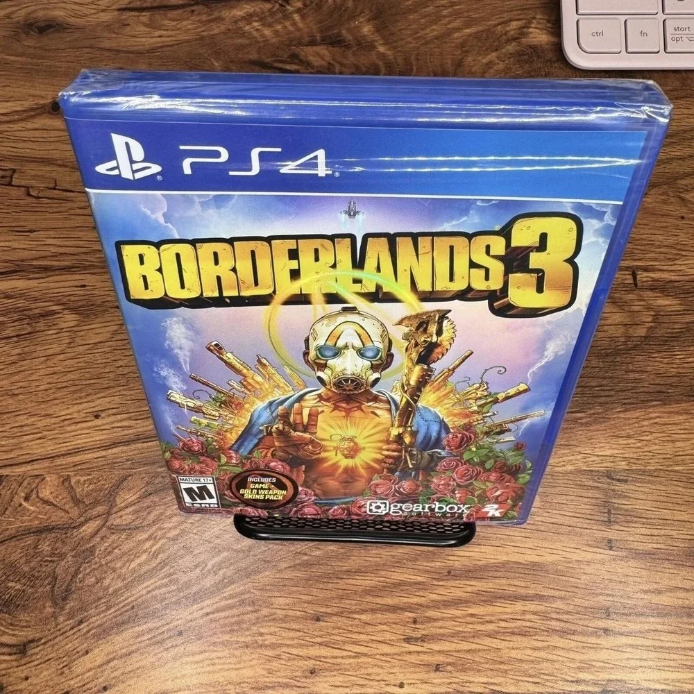 Borderlands 3 Sony PlayStation 4 PS4 Game New Sealed Gold Weapon Skins Pack M